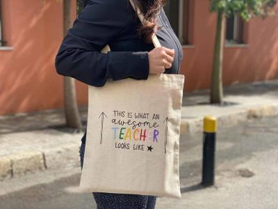 Awesome Teacher Tote Bag